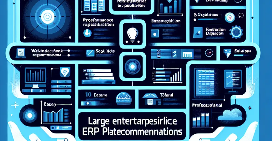 大型集团 ERP 平台推荐：覆盖多事业部的 10 款主流解决方案